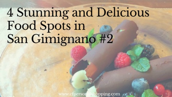 Food San Gimignano cfpersonalshopping.com