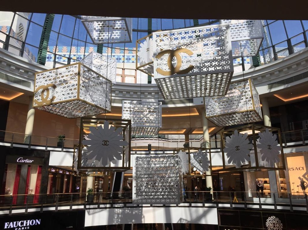 Chanel Installation at the Mall of Emirates in Dubai