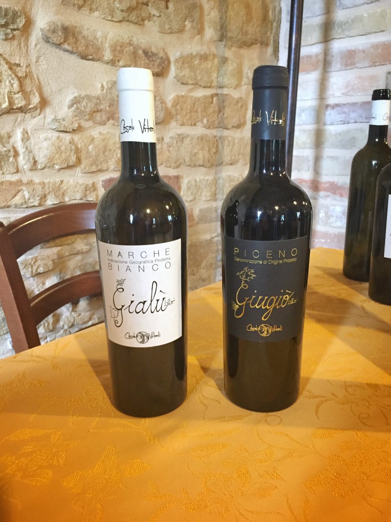 I loved the atmosphere at Casale Vitali! Here are some of their wines...