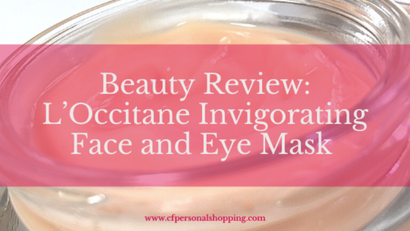 L'Occitane Invigorating Mask beauty review